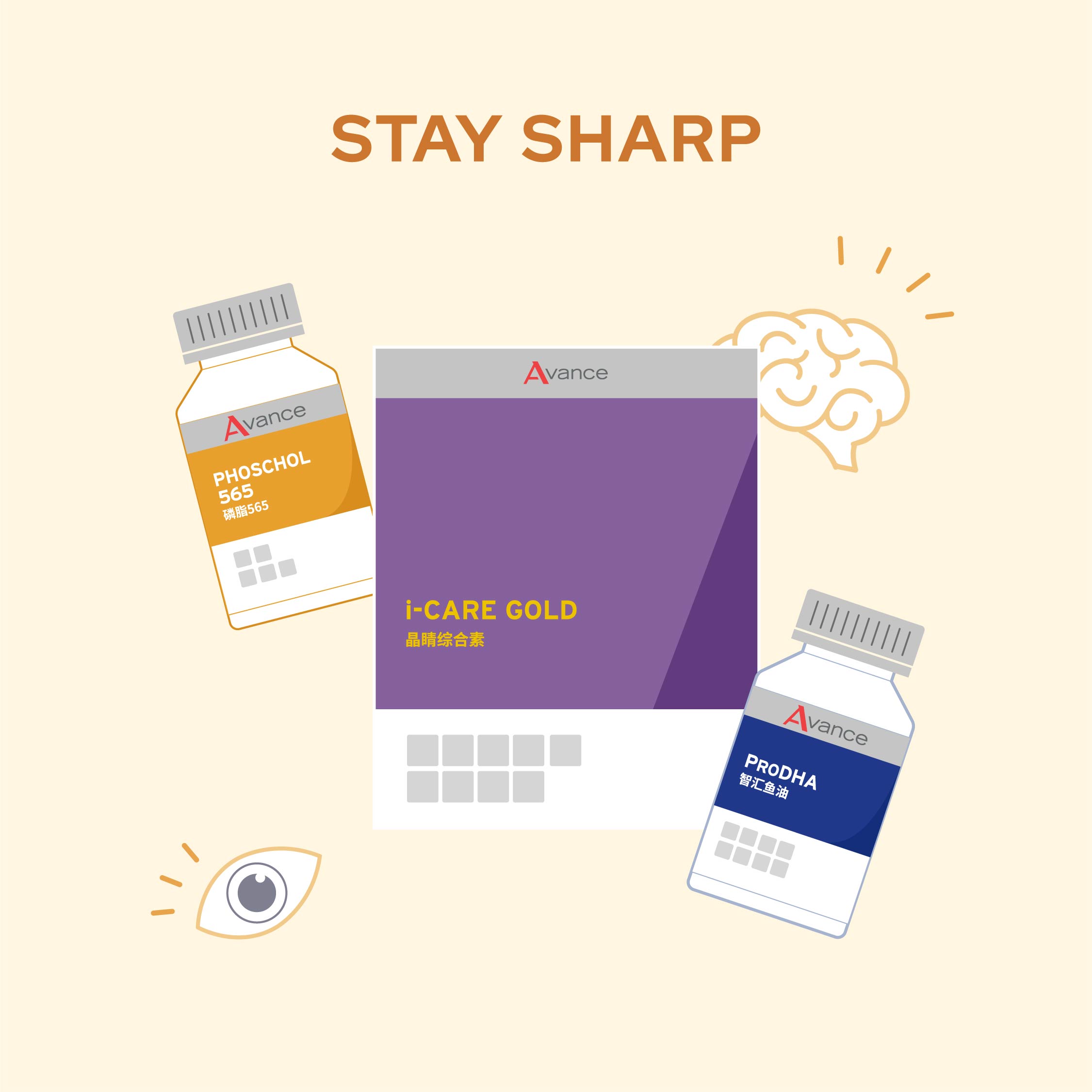 Stay Sharp Focus Pack